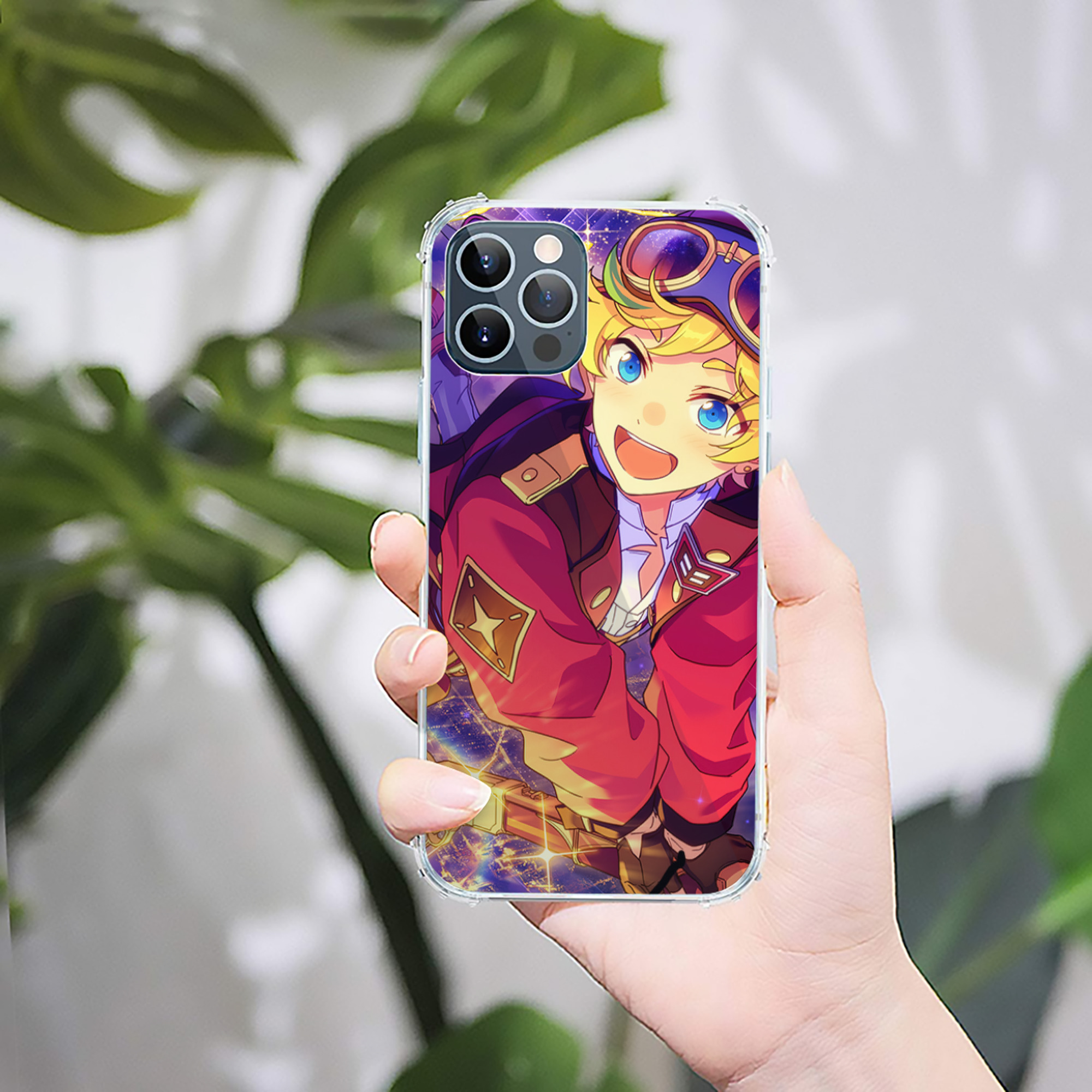 （画像用） あんさんぶるスターズ! Ensemble Stars 【iPhone 12シリーズ対応】透明スマホケース（クリアソフトケース）